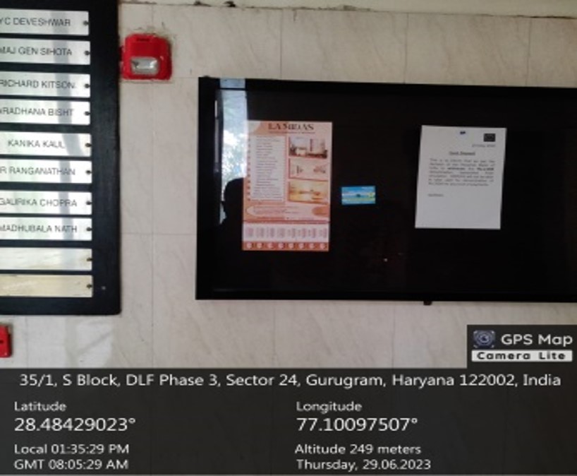 RWAs Notice Poster / Lift Panels